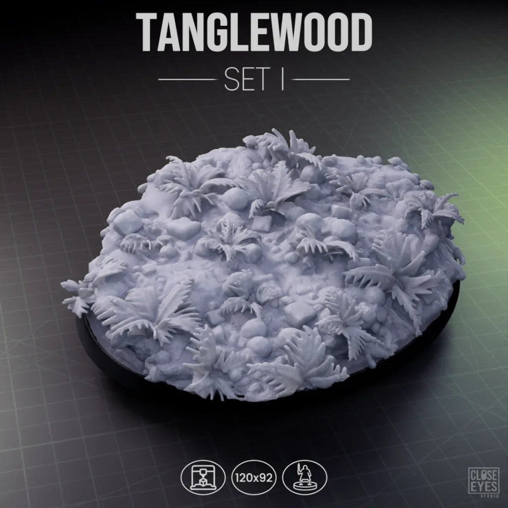 Forest Tanglewood Oval 120x92mm Set I