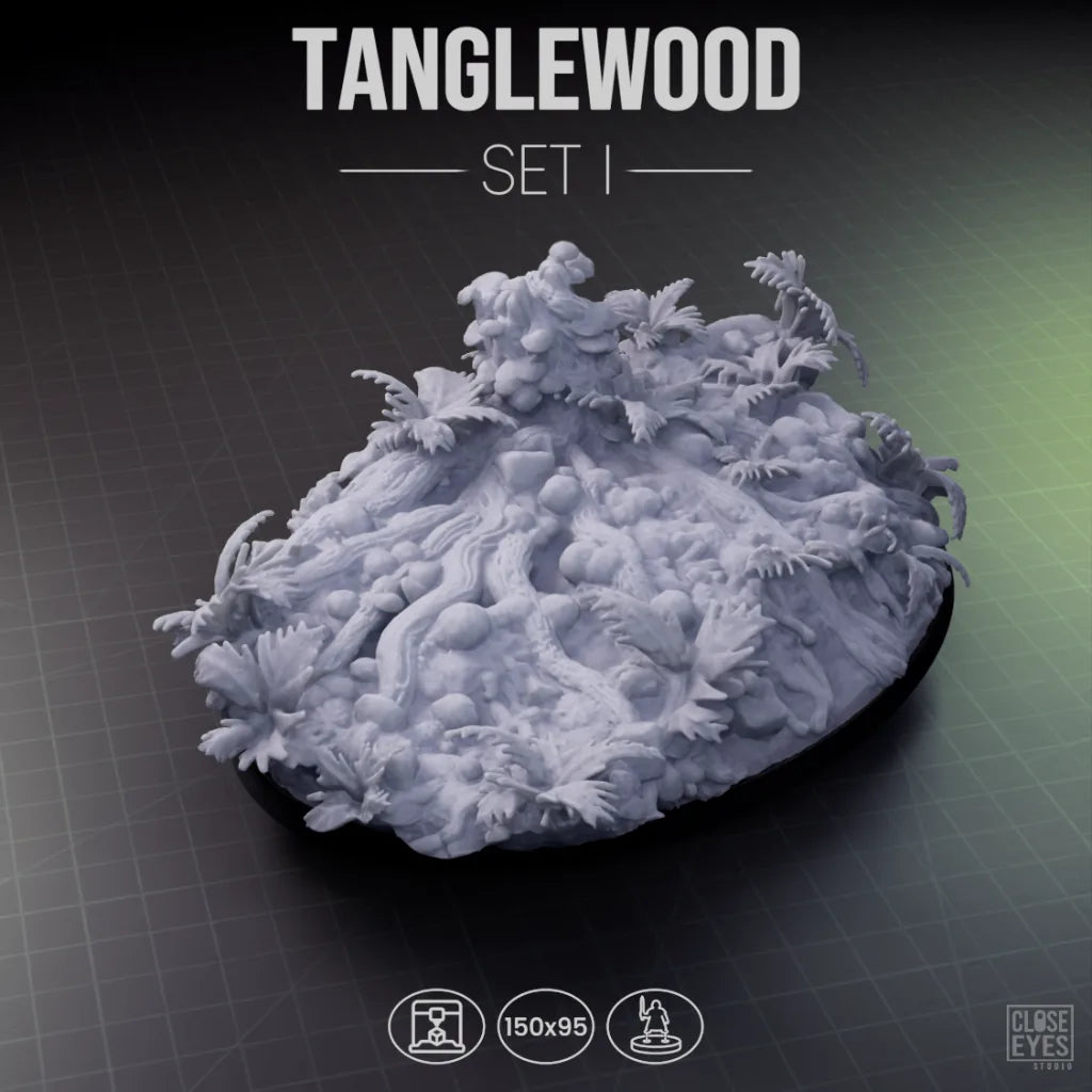 Forest Tanglewood Oval 150x95mm Set I