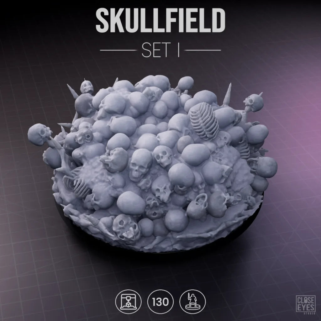 Ossuary Skullfield Round 130mm Set I