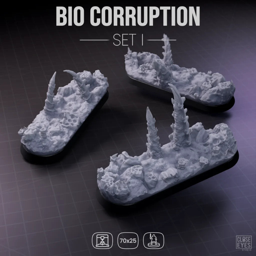 Xeno Bio-Corruption Elongated 70x25mm Set I