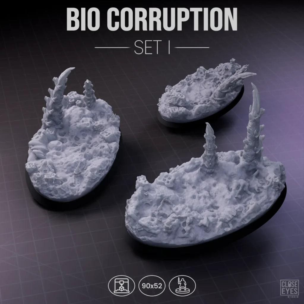 Xeno Bio-Corruption Oval 90x52mm Set I
