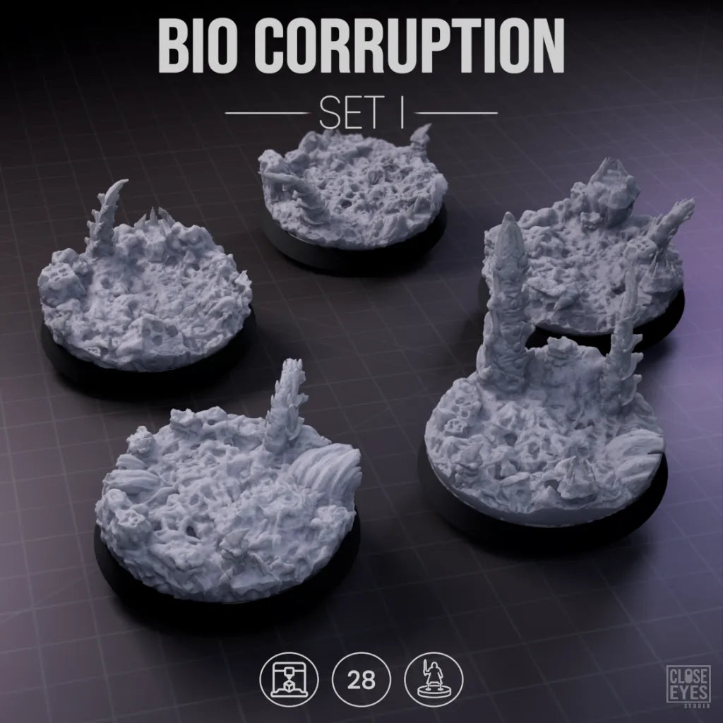 Xeno Bio-Corruption Round 28mm Set I