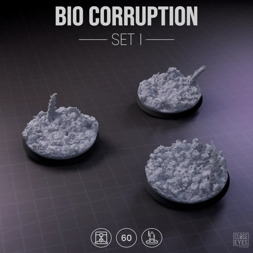Xeno Bio-Corruption Round 60mm Set I