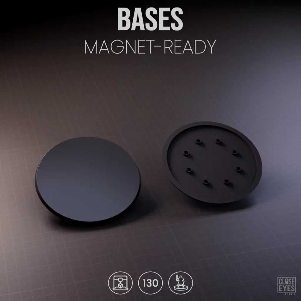 Accessories Bases Round 130mm Magnet Ready