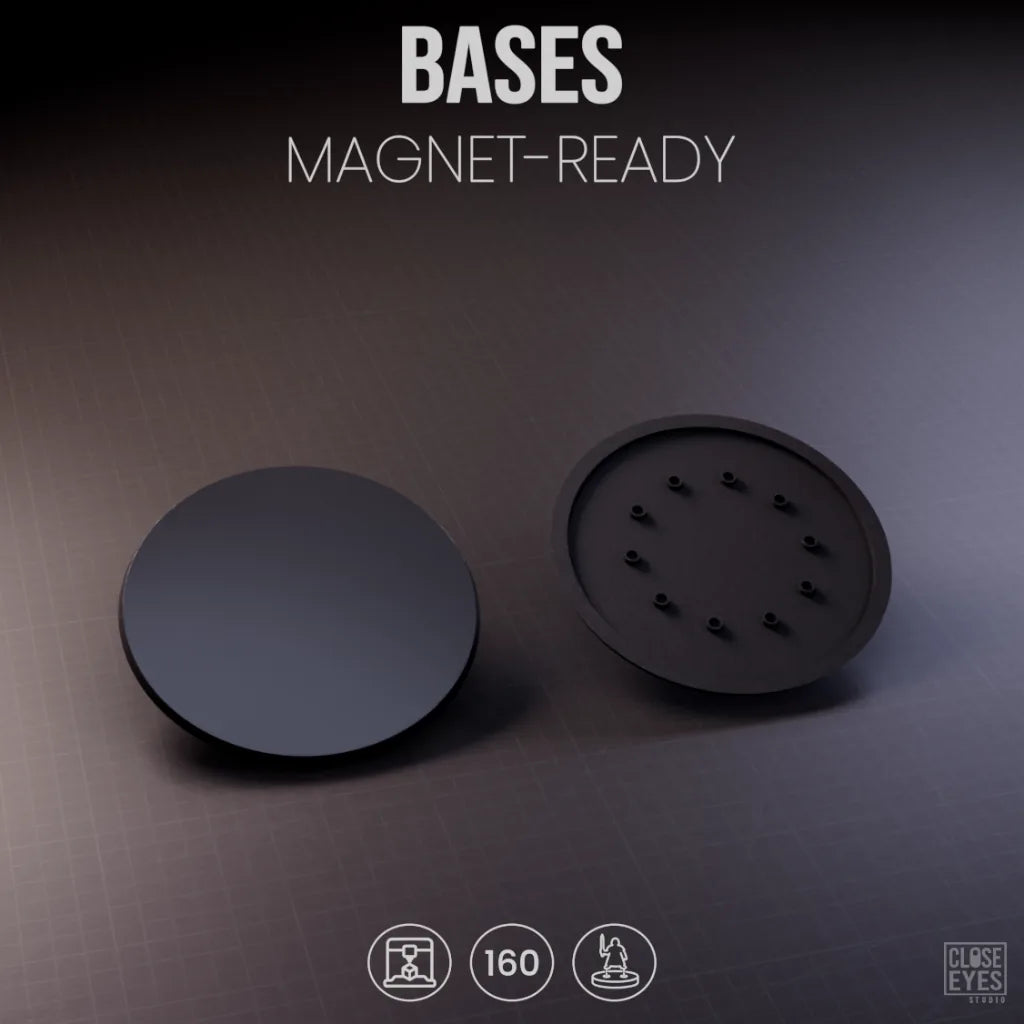 Accessories Bases Round 160mm Magnet Ready