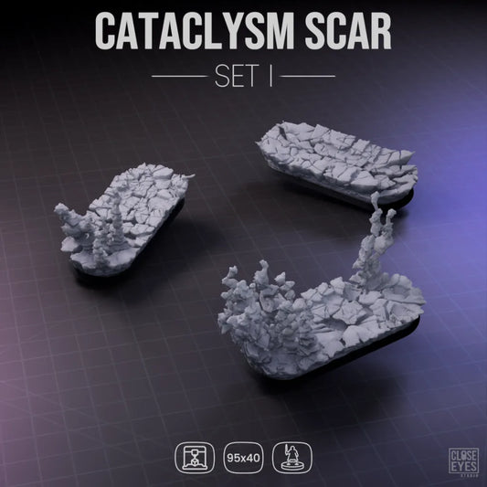 Arcane Cataclysm Scar Elongated 95x40mm Set I