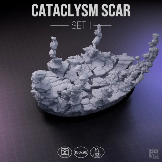 Arcane Cataclysm Scar Oval 150x95mm Set I