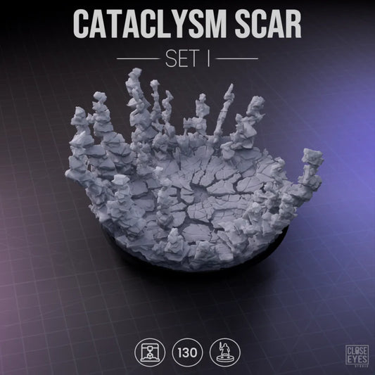 Arcane Cataclysm Scar Round 130mm Set I