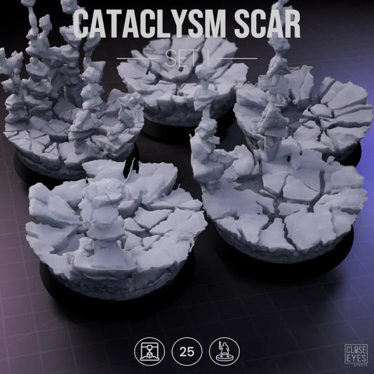 Arcane Cataclysm Scar Round 25mm Set I