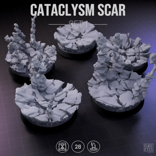 Arcane Cataclysm Scar Round 28mm Set I
