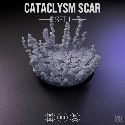 Arcane Cataclysm Scar Round 90mm Set I