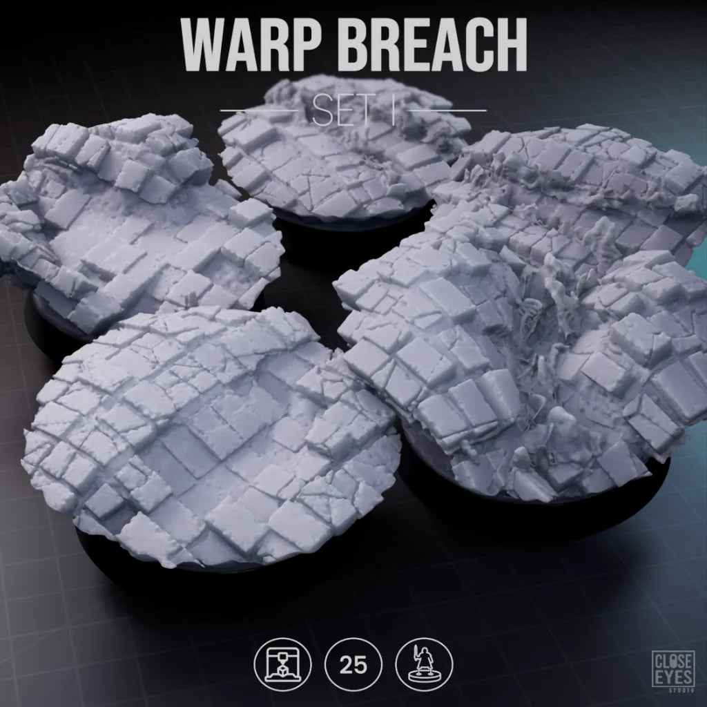 Arcane Warp Breach Round 25mm Set I