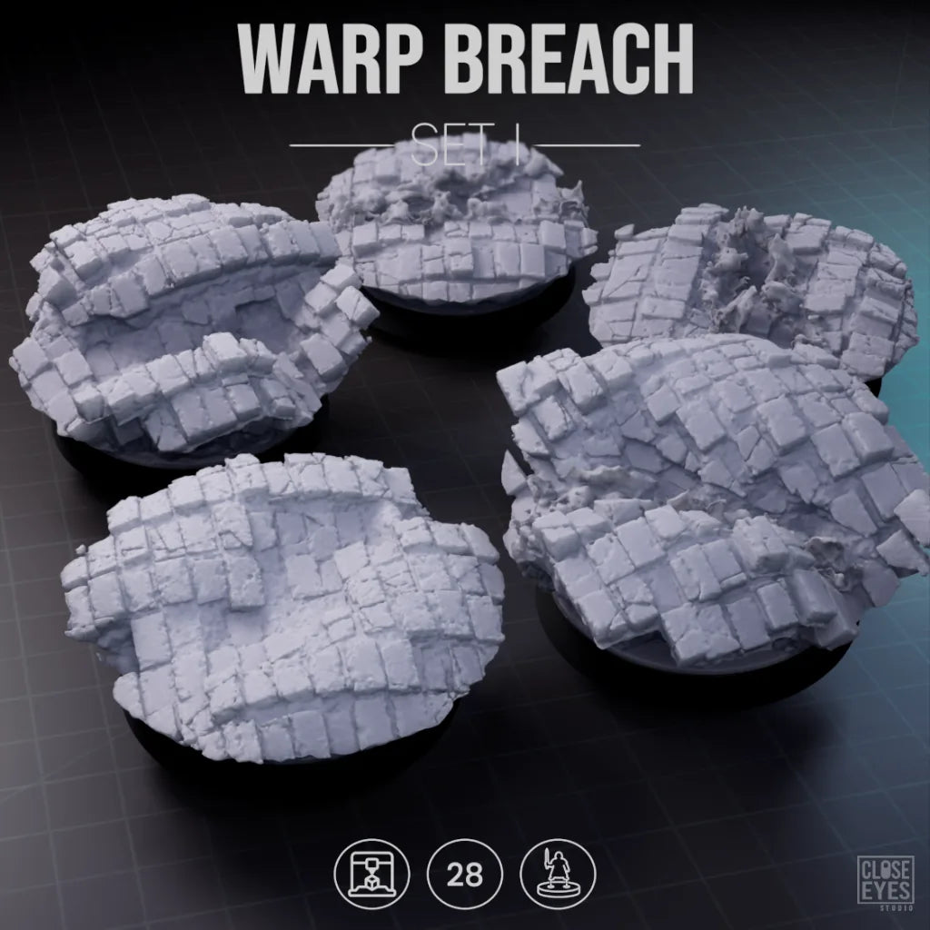 Arcane Warp Breach Round 28mm Set I