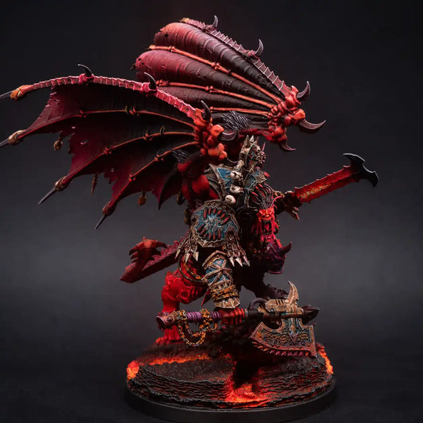 Molten rock meets corruption in a brutal landscape of magma and jagged stone. A perfect grimdark base for Nurgle, Daemons, and other twisted miniatures..

Author: @chaobaobcn