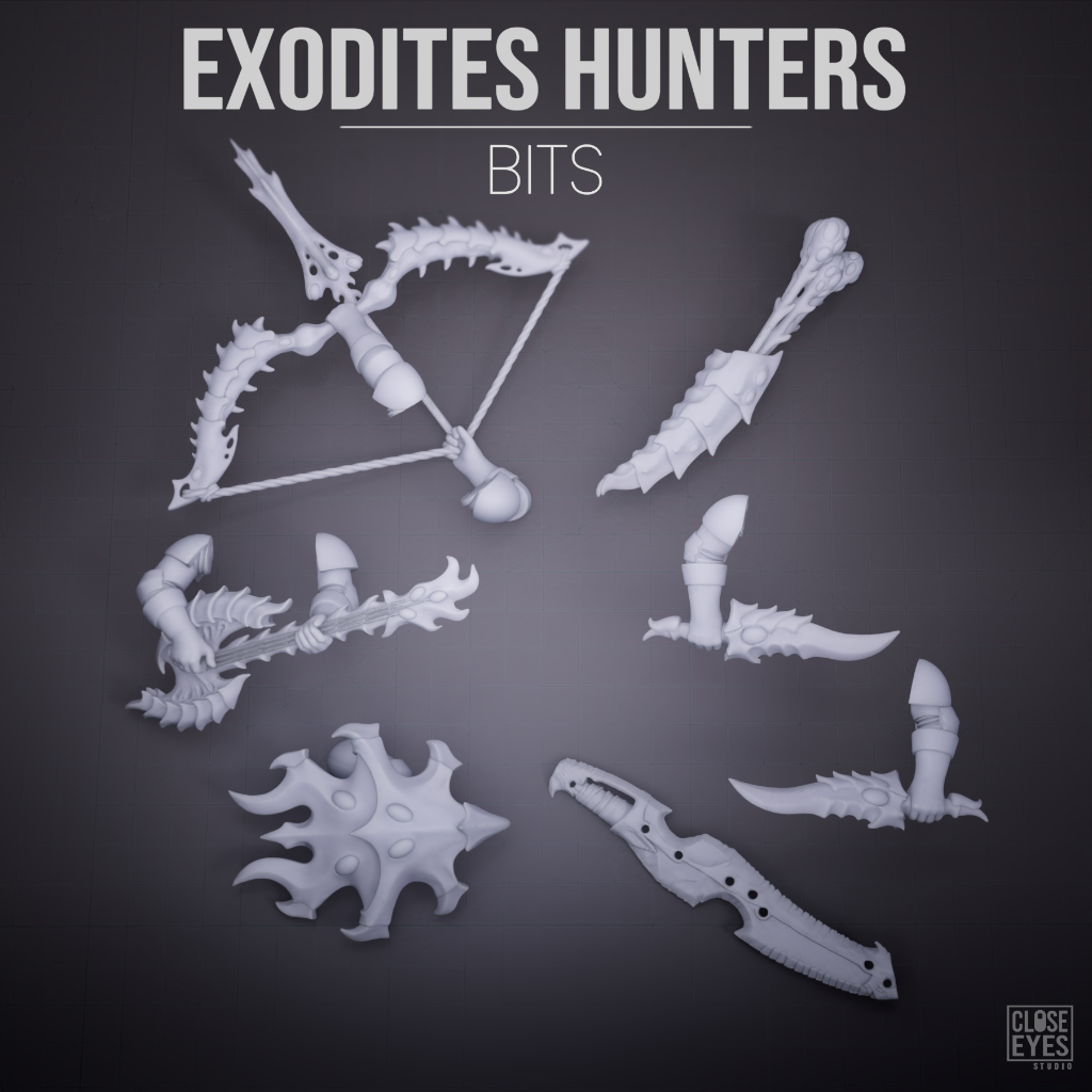 Collabs Exodites Hunters by BalothPaints