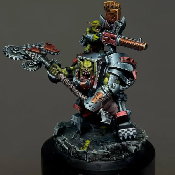 Battle-worn streets, fractured asphalt, and scattered debris set the scene for total destruction. Built for Ork vehicles and Warhammer 40K battlefields.

Author: @beer.gamer