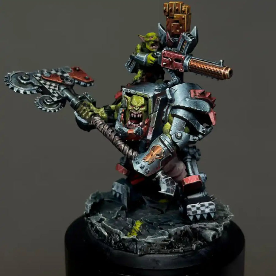 Battle-worn streets, fractured asphalt, and scattered debris set the scene for total destruction. Built for Ork vehicles and Warhammer 40K battlefields.

Author: @beer.gamer