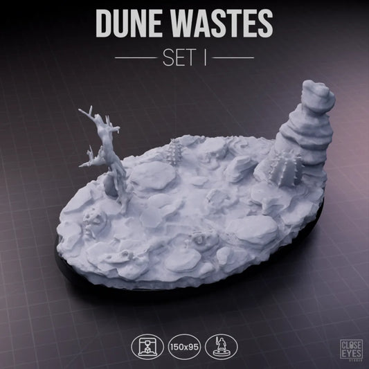 Desert Dune Wastes Oval 150x95mm Set I