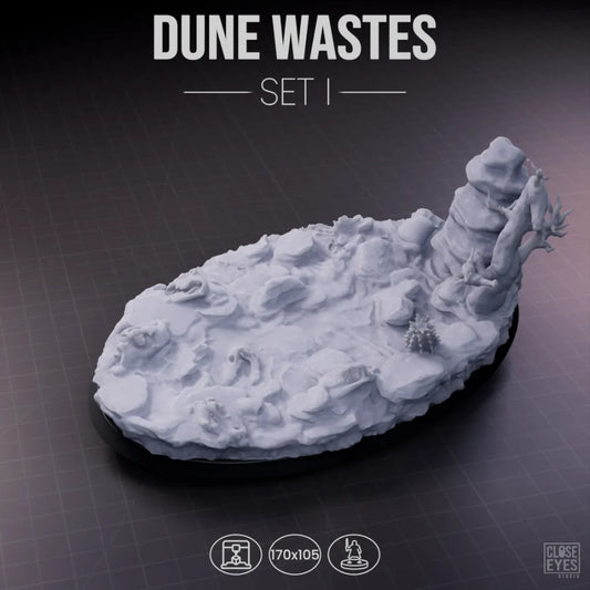 Desert Dune Wastes Oval 170x105mm Set I