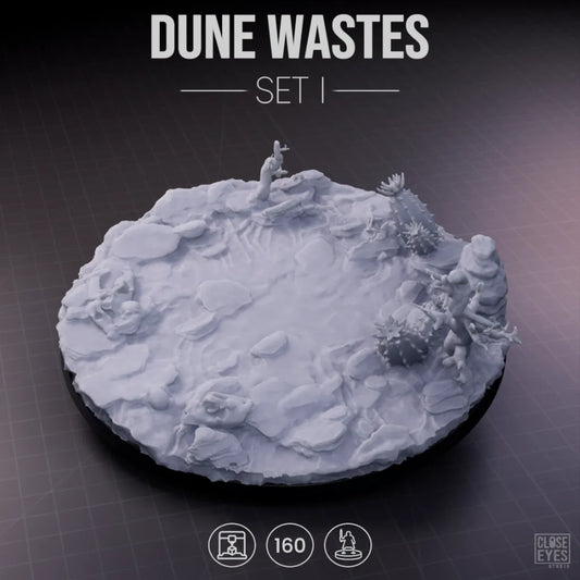 Desert Dune Wastes Round 160mm Set I