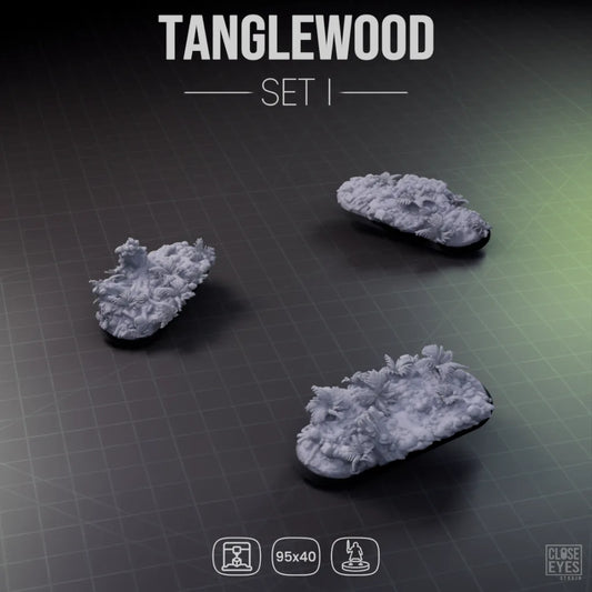 Forest Tanglewood Elongated 95x40mm Set I