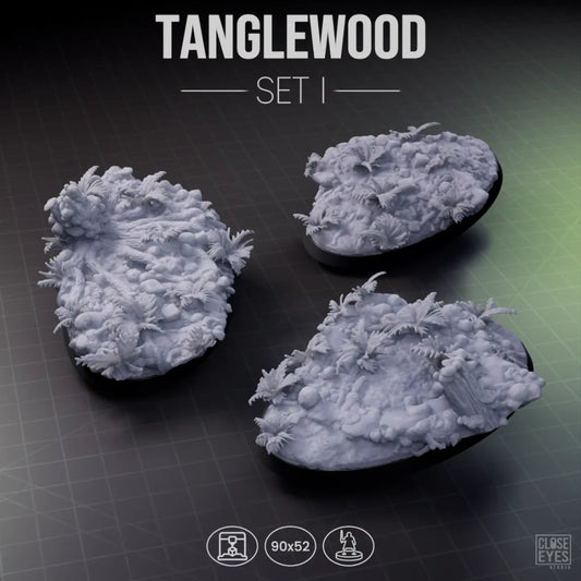 Forest Tanglewood Oval 90x52mm Set I