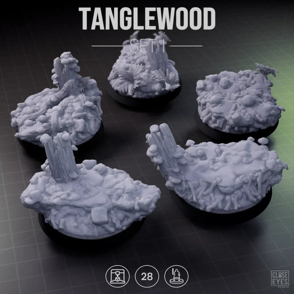 Forest Tanglewood Round 28mm Set I
