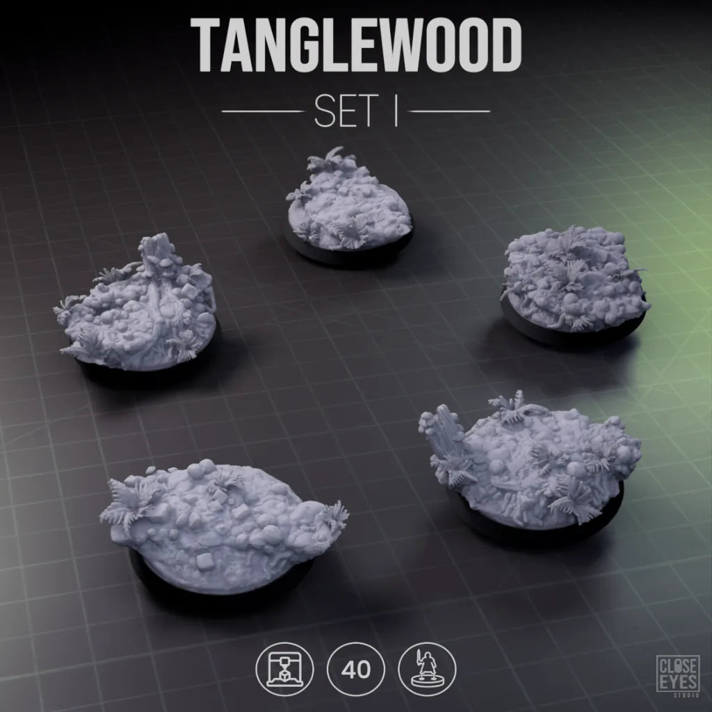 Forest Tanglewood Round 40mm Set I
