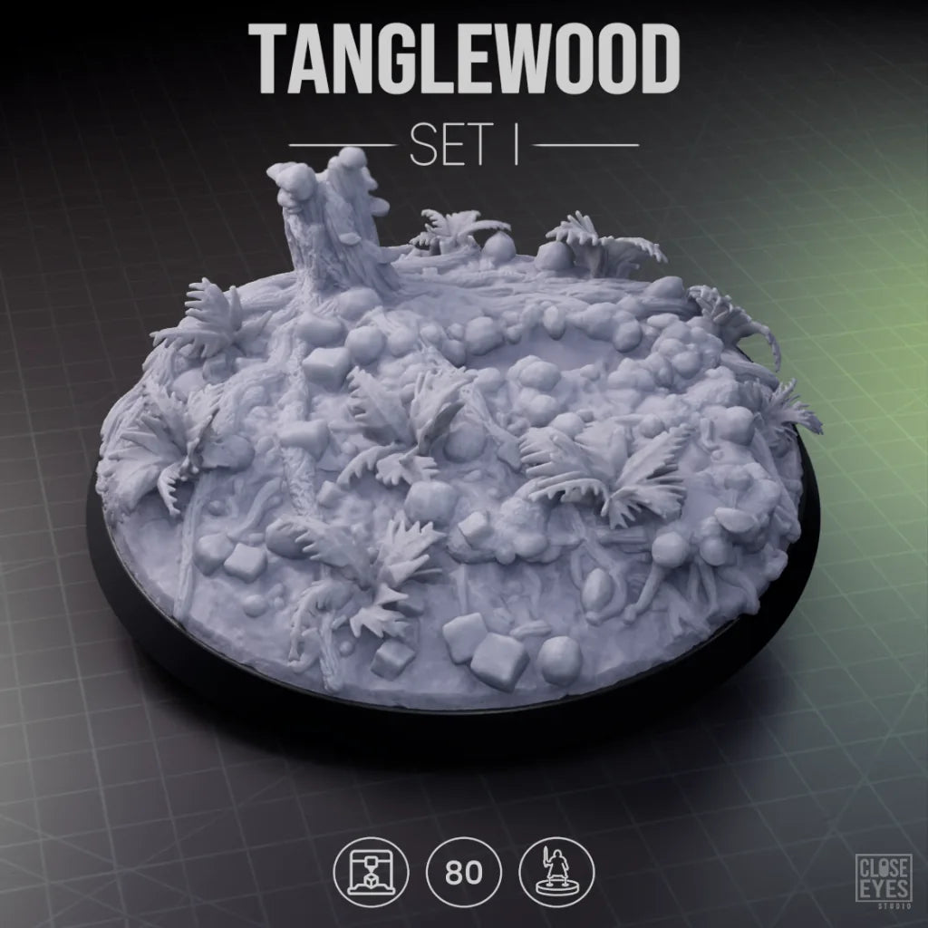 Forest Tanglewood Round 80mm Set I