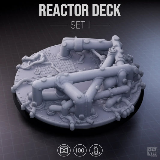 Industrial Reactor Deck Round 100mm Set I