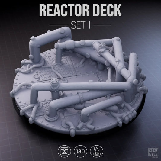 Industrial Reactor Deck Round 130mm Set I