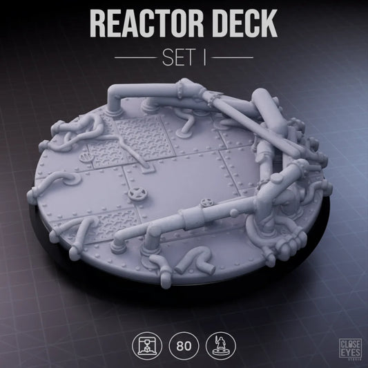 Industrial Reactor Deck Round 80mm Set I