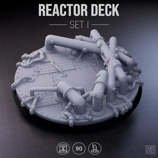 Industrial Reactor Deck Round 90mm Set I