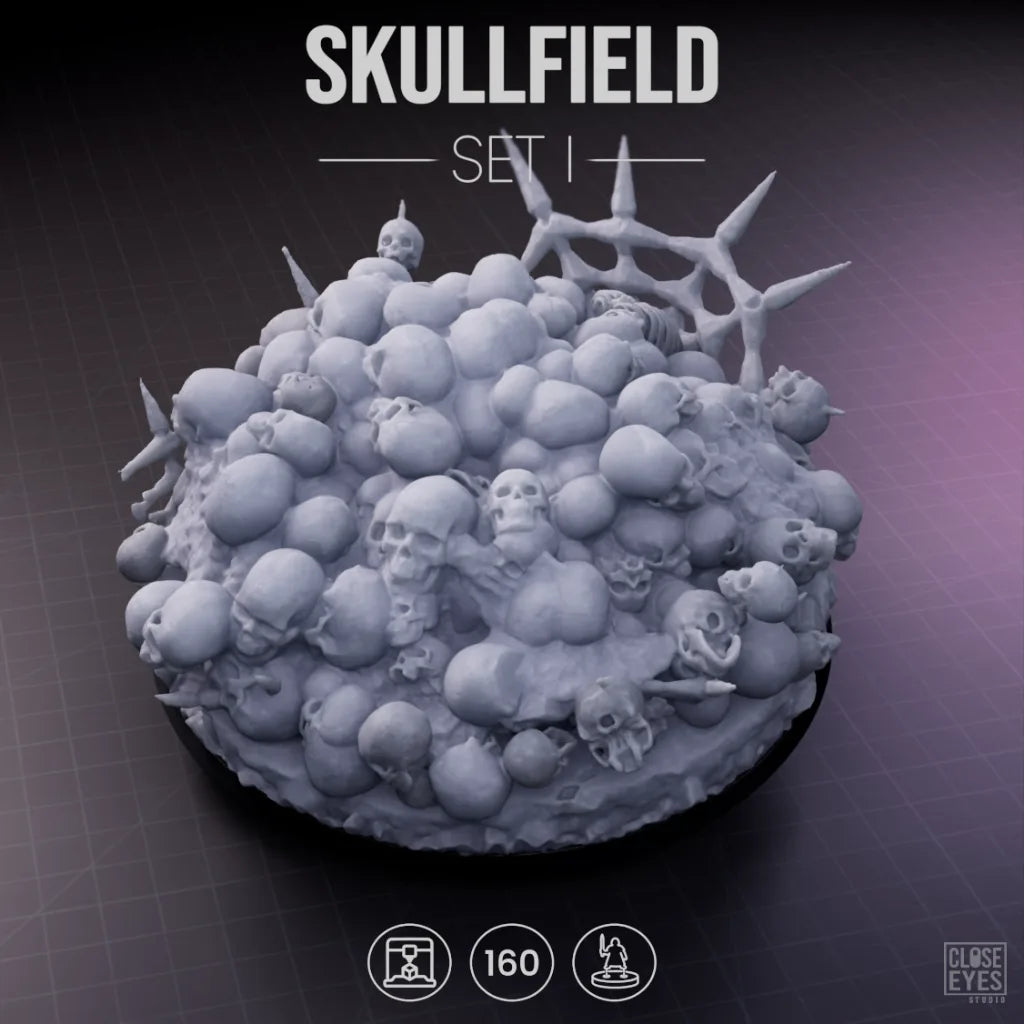 Ossuary Skullfield Round 160mm Set I