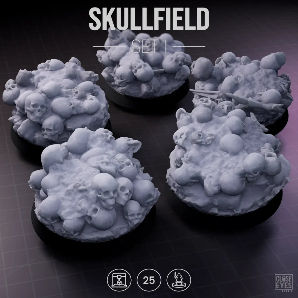 Ossuary Skullfield Round 25mm Set I