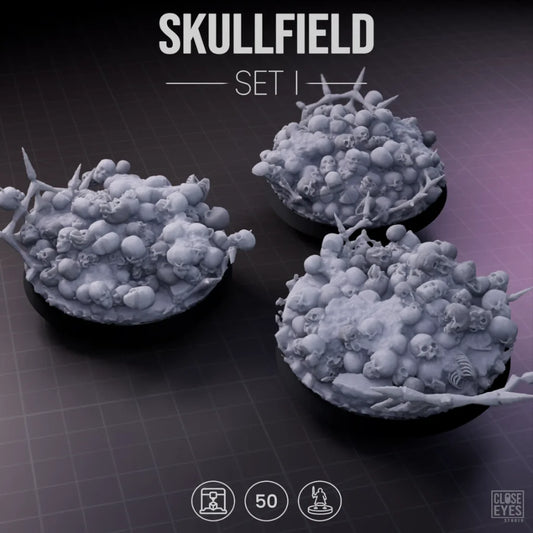 Ossuary Skullfield Round 50mm Set I