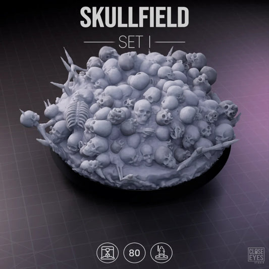 Ossuary Skullfield Round 80mm Set I