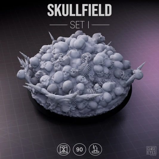 Ossuary Skullfield Round 90mm Set I