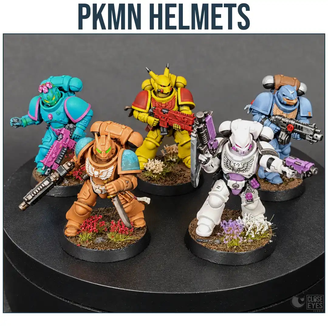 Collabs PKMN Helmets by Baloth Paints