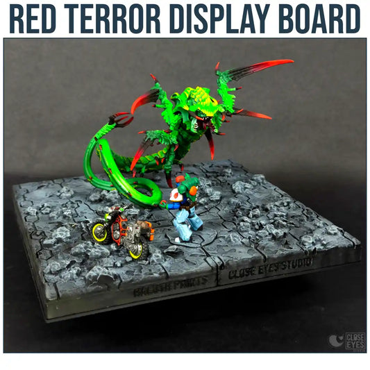 Collabs Red Terror Display Board by Baloth Paints