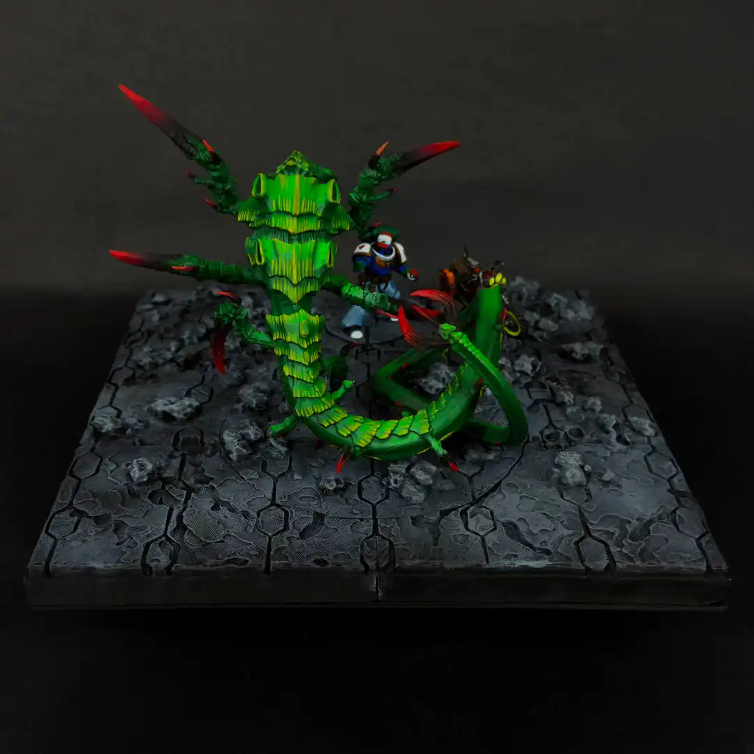 Collabs Red Terror Display Board by Baloth Paints