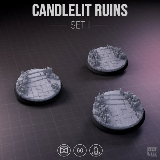 Sacred Stone Candlelit Sanctum Round 60mm Set I