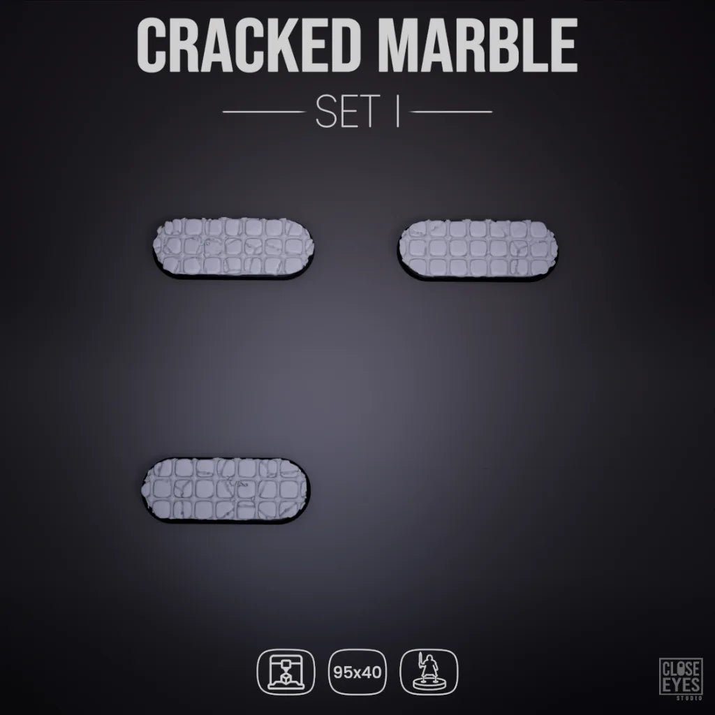 Sacred Stone Cracked Marble