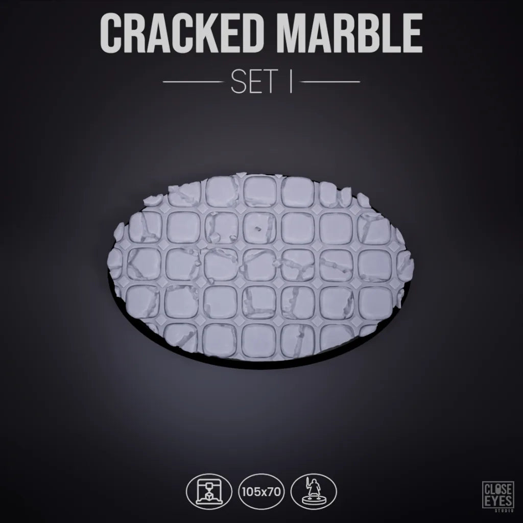 Sacred Stone Cracked Marble