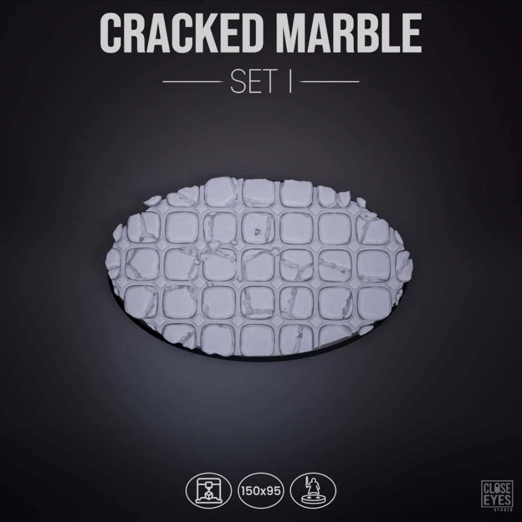 Sacred Stone Cracked Marble
