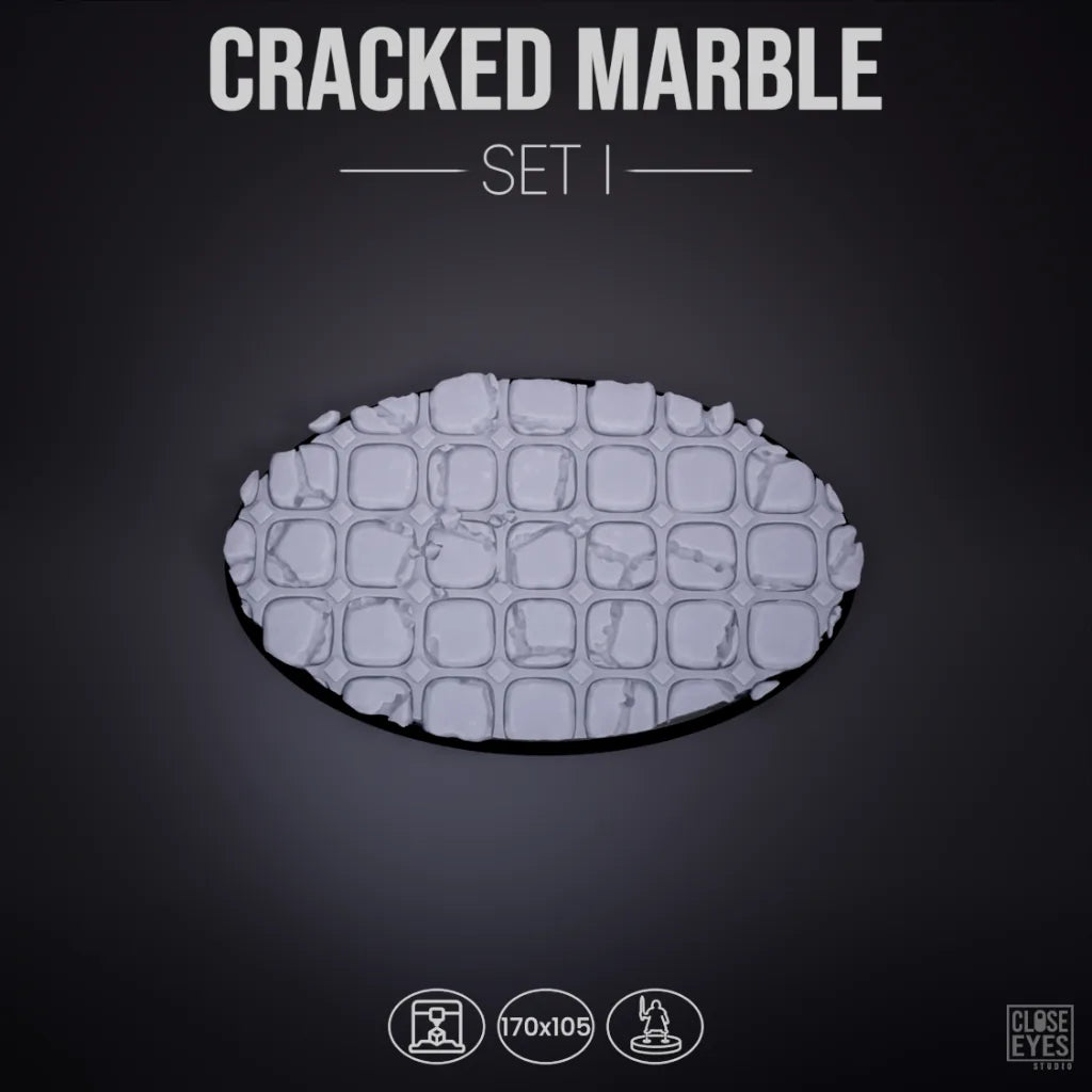 Sacred Stone Cracked Marble