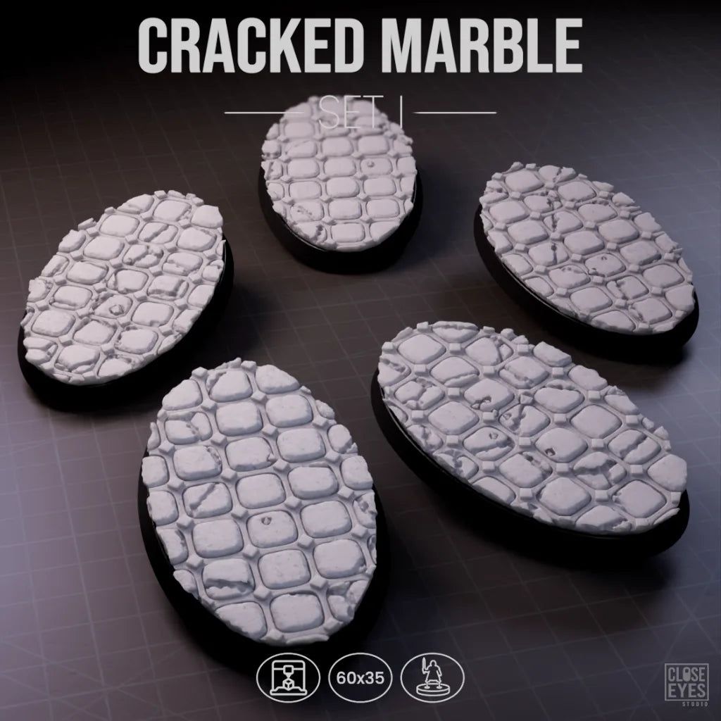 Sacred Stone Cracked Marble
