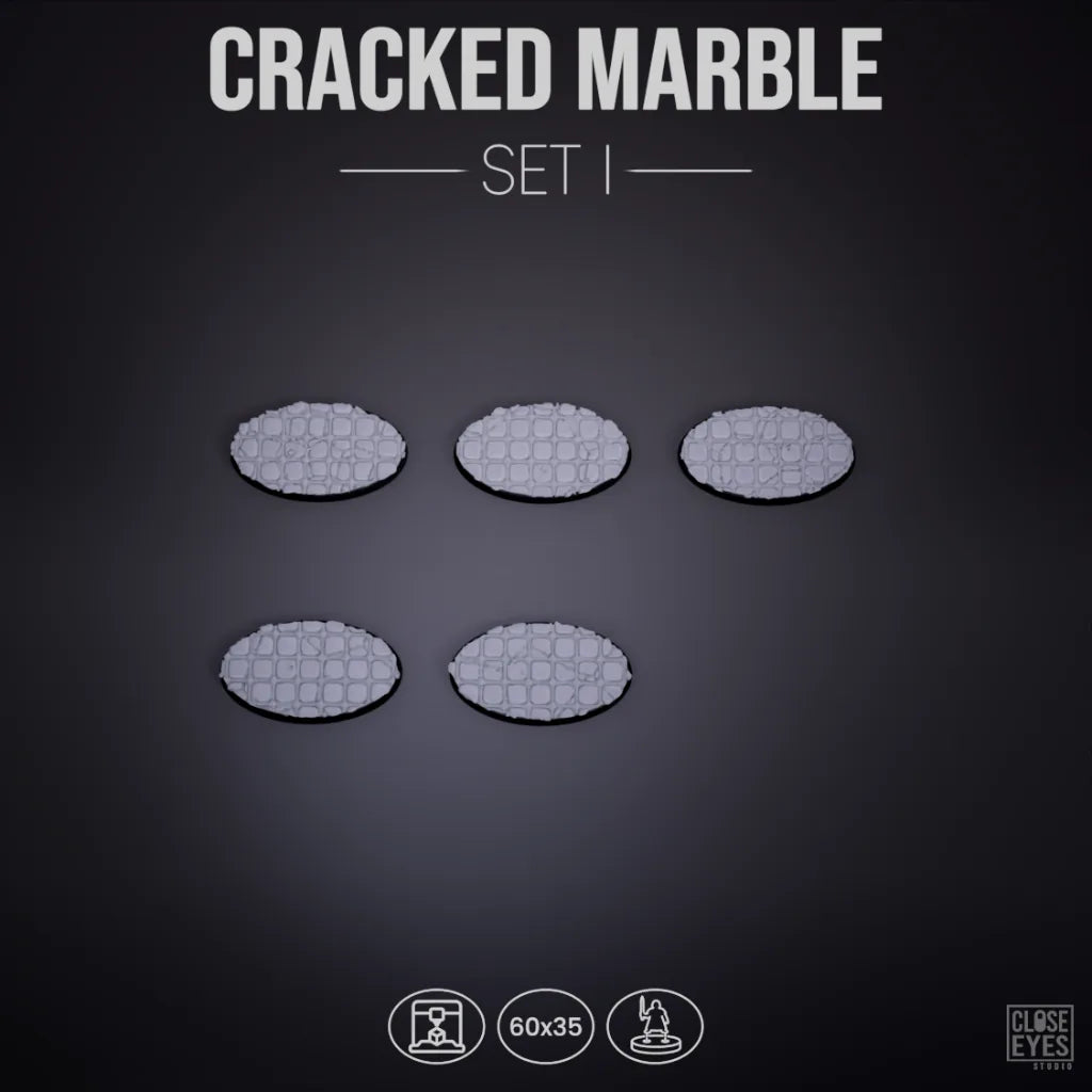 Sacred Stone Cracked Marble