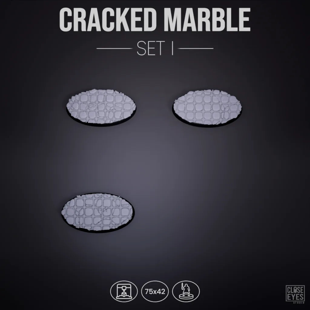 Sacred Stone Cracked Marble