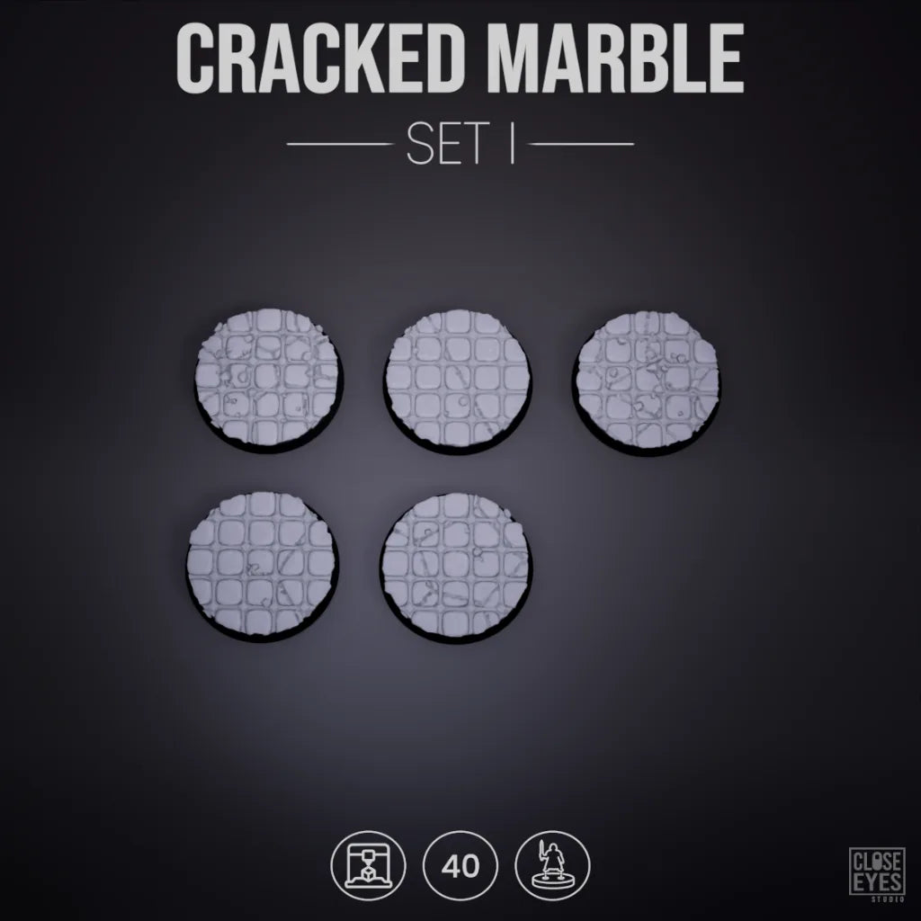 Sacred Stone Cracked Marble